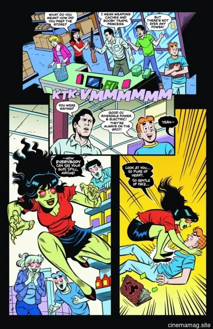 Vista previa del cómic – Archie X Ejército de las Tinieblas #4