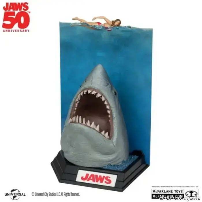 Tiburón se une a la línea coleccionable Movie Maniacs de McFarlane por su 50 aniversario