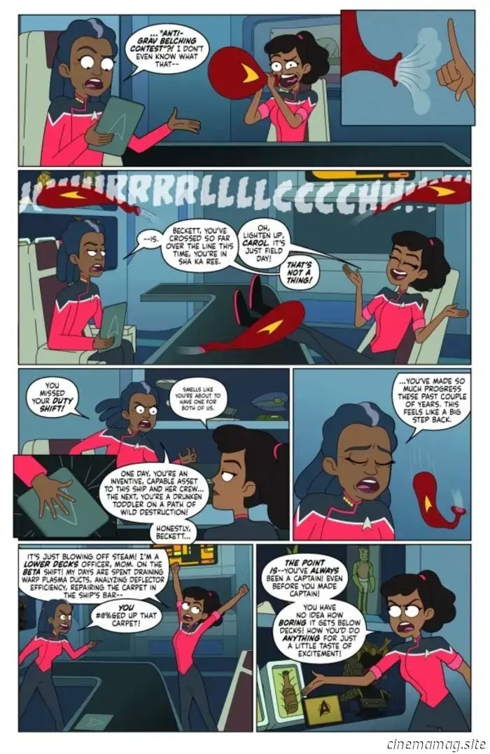 Star Trek: Lower Decks #7 - Avance del cómic