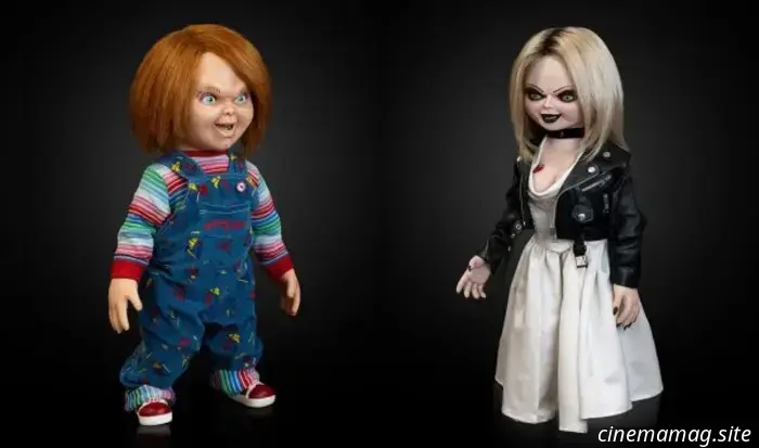 NECA svela le nuove bambole replica a grandezza naturale di Chucky e Tiffany
