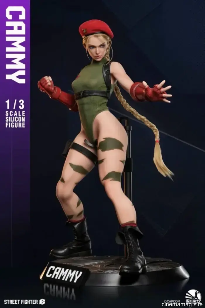 Cammy receives a high-quality 1:3 scale silicon figure from Street Fighter 6, produced by Infinity Studio.