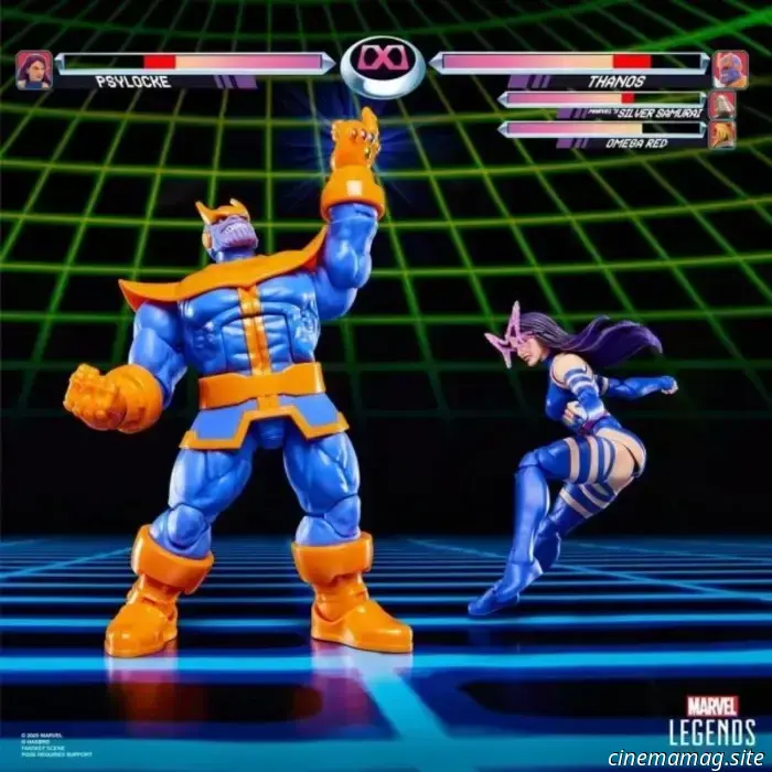 Psylocke vs. Thanos Marvel Legends Series Gamerverse 2-pack revelado por Hasbro