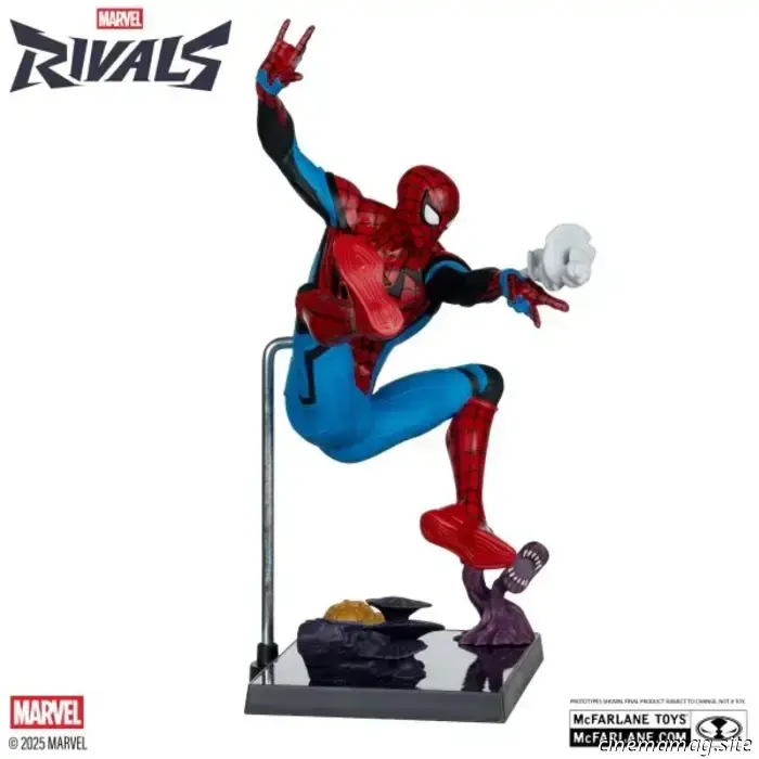Spider-Man y Iron Man se unen a la línea Marvel Rivals de McFarlane Toys con figuras coleccionables.