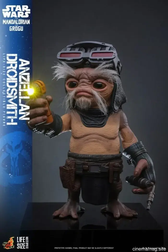 Hot Toys presenta figuras a tamaño real de Grogu y el Droidsmith Anzellan de Star Wars: The Mandalorian & Grogu