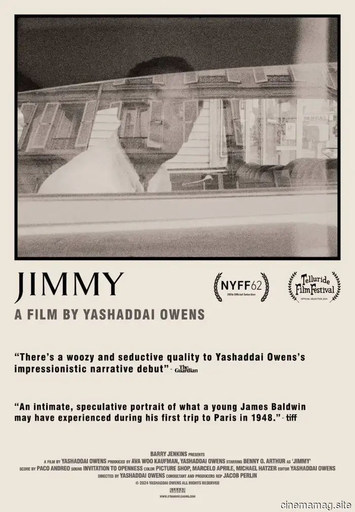 James Baldwin Arrives in Paris in the Trailer for Yashaddai Owens’ Jimmy, Premiering This July.