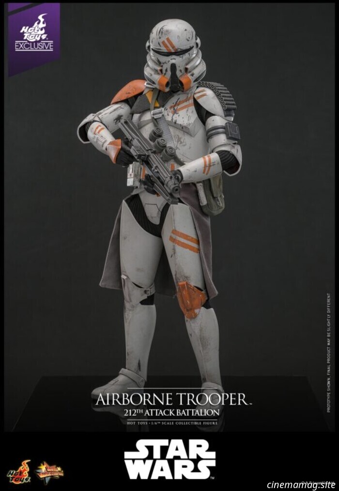 Hot Toys Star Wars: La vendetta dei Sith Airborne Trooper (212th Attack Battalion) sesta scala figura rivelata