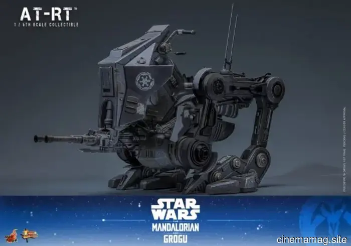 Hot Toys has revealed a sixth scale vehicle and figure set featuring the Imperial Remnant AT-RT and Driver from Star Wars: The Mandalorian, along with Grogu.