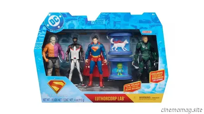 Spin Master has unveiled the Superman Luthorcorp Lab action figure playset.