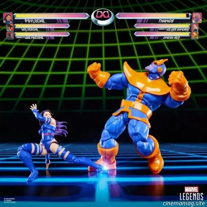 Psylocke vs. Thanos Marvel Legends Series Gamerverse 2-pack revelado por Hasbro
