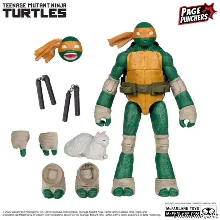 McFarlane Toys has revealed new Teenage Mutant Ninja Turtles Page Punchers figures.