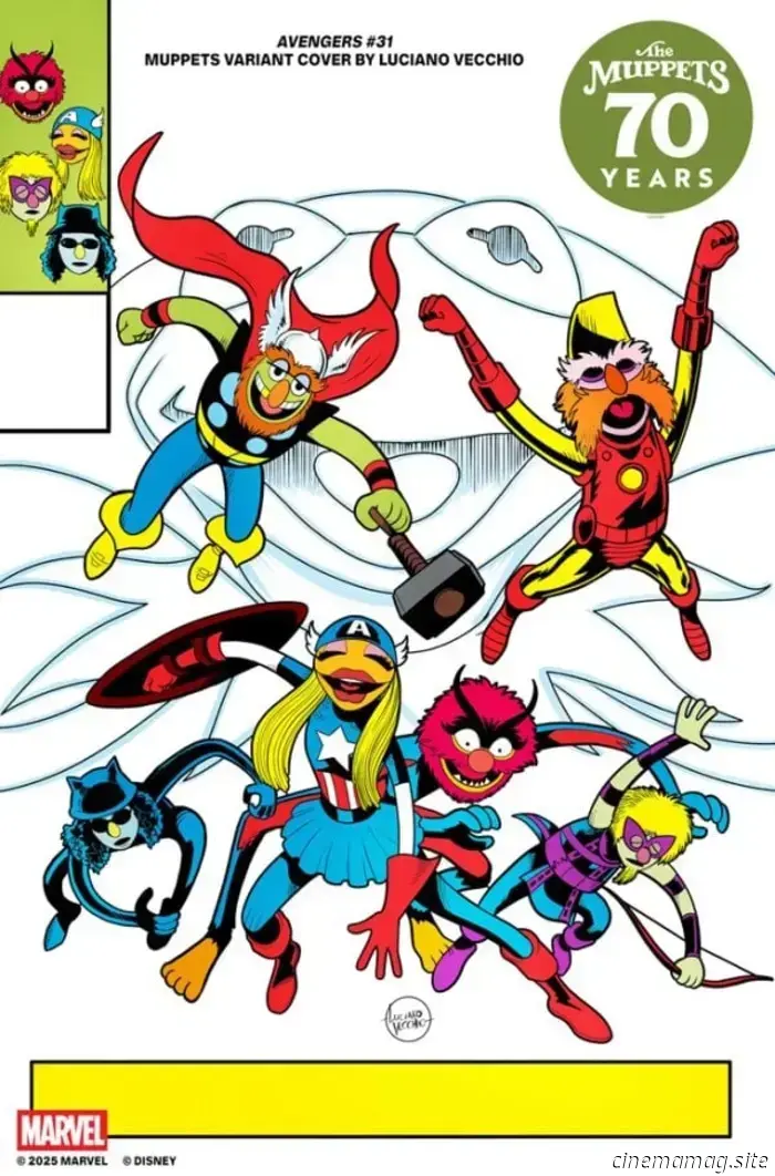 Marvel Comics presenta portadas alternativas para el 70.º aniversario de los Muppets
