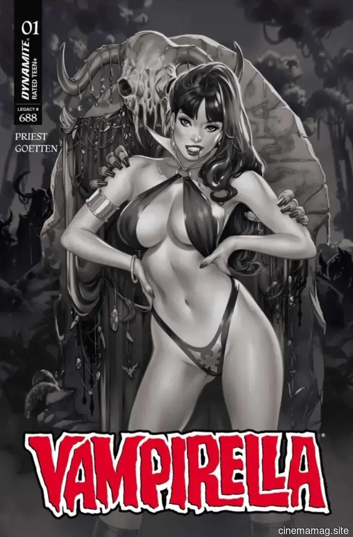Vampirella is back with a new #1 release from Dynamite this April.