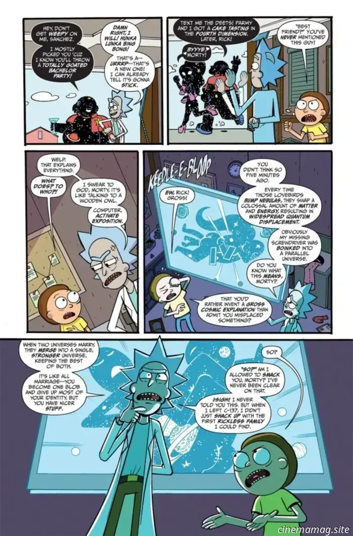 Rick e Morty contro l'Universo n. 1 - Anteprima del fumetto