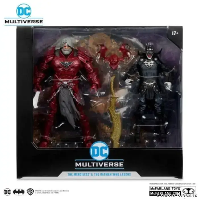 Комплект "Безжалостный" и "Бэтмен, кто смеется" из мультивселенной DC официально представлен компанией McFarlane Toys