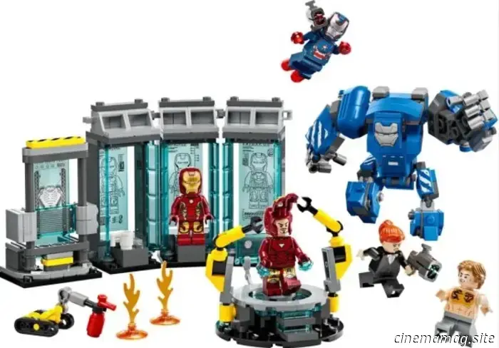 LEGO Marvel Camión de Hulk contra Thanos y Laboratorio de Iron Man: Hall of Armor