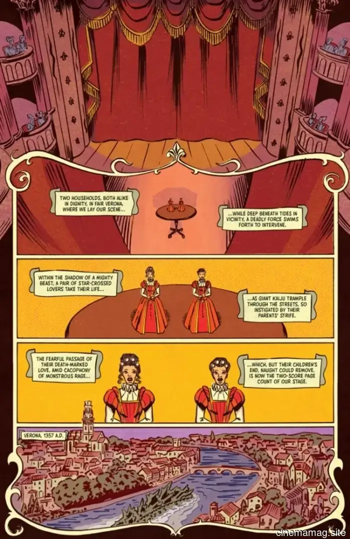 Comic Book Sneak Peek – Godzilla’s Monsterpiece Theatre Features: Romeo & Juliet and Godzilla #1