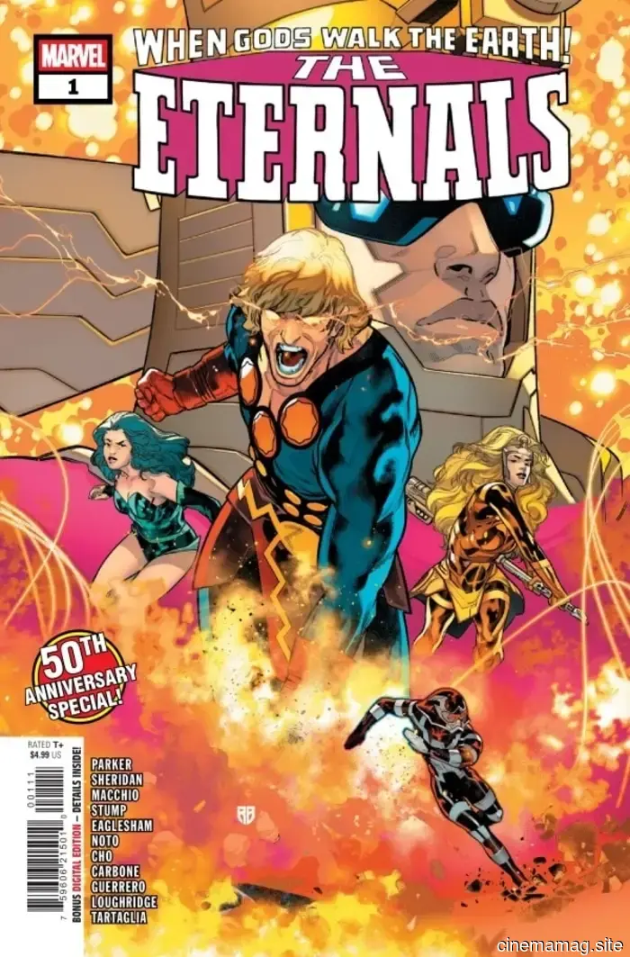 Vista previa del cómic – Especial del 50 aniversario de Eternals #1