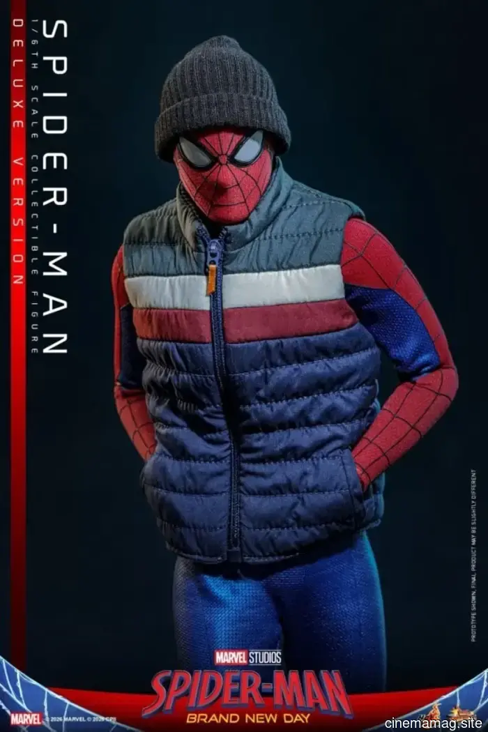 Spider-Man: Brand New Day figura de sexta escala presentada por Hot Toys