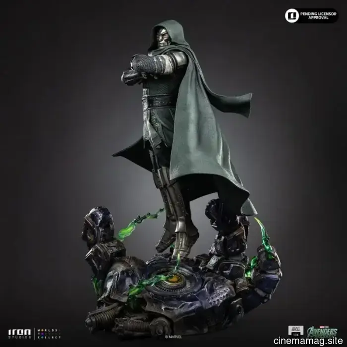 Vengadores: Estatua coleccionable a escala de un cuarto de Doctor Doom revelada por Iron Studios