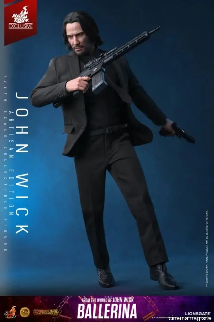 Hot Toys представляет фигурку Джона Уика в Арт-издании из фильма "Балерина"