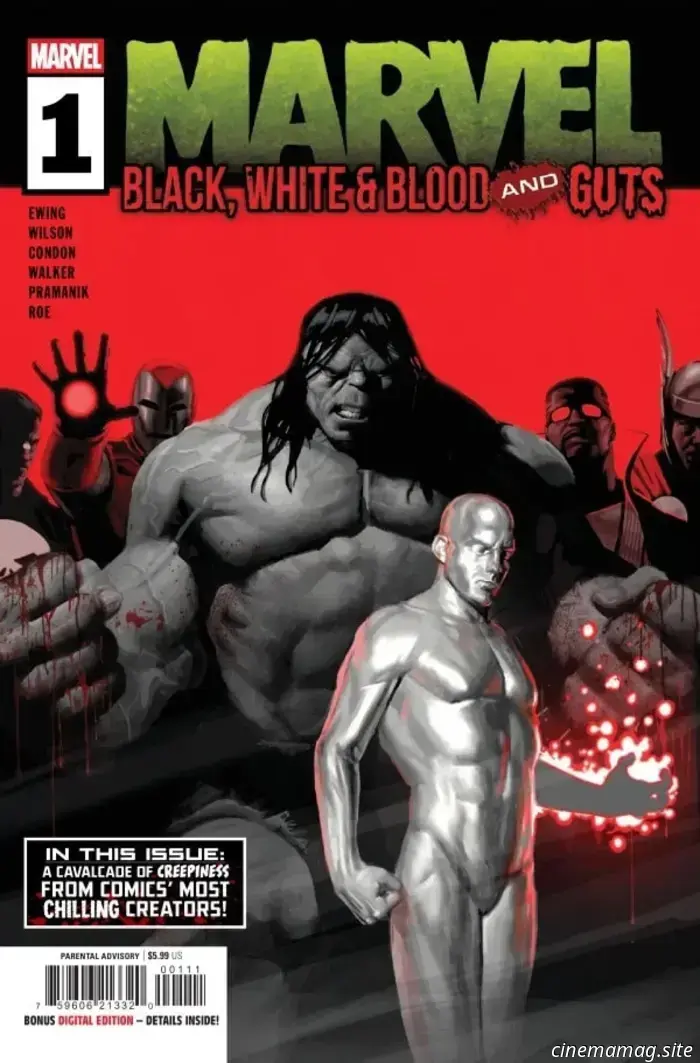 Comic Book Sneak Peek – Marvel: Black, White & Blood and Guts #1