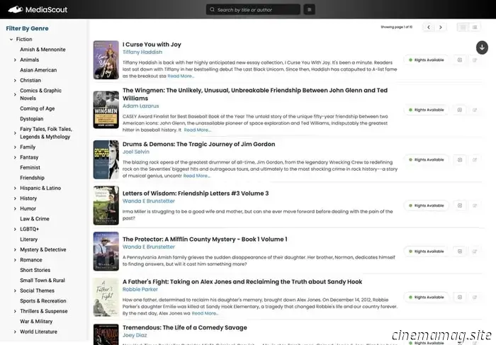 Searching for a Book to Adapt? MediaScout Aims to Ignite Your Next Find.
