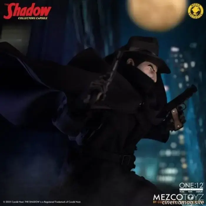 The Shadow becomes part of Mezco Toyz's One:12 Collective series with a sixth scale figure.