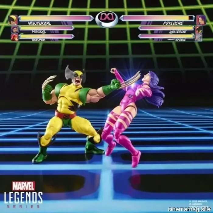 Hasbro has unveiled new figures from the Marvel Legends Series, featuring Iron Man vs. Spiral, Wolverine vs. Psylocke, as well as Gargantos and Sentinel figures.