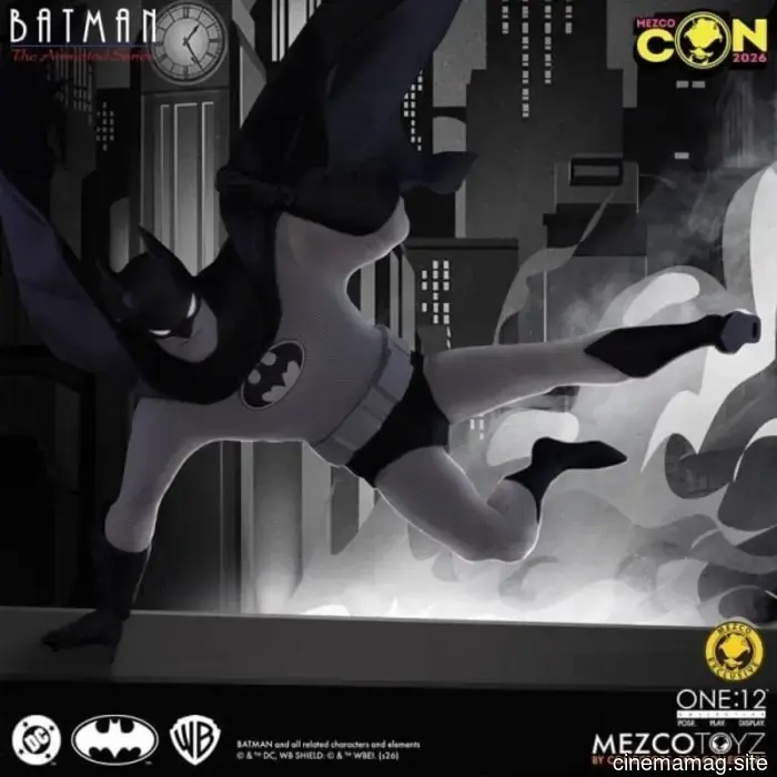 Mezco Toyz has revealed the Batman: The Animated Series Noir Edition One:12 Collective figure.