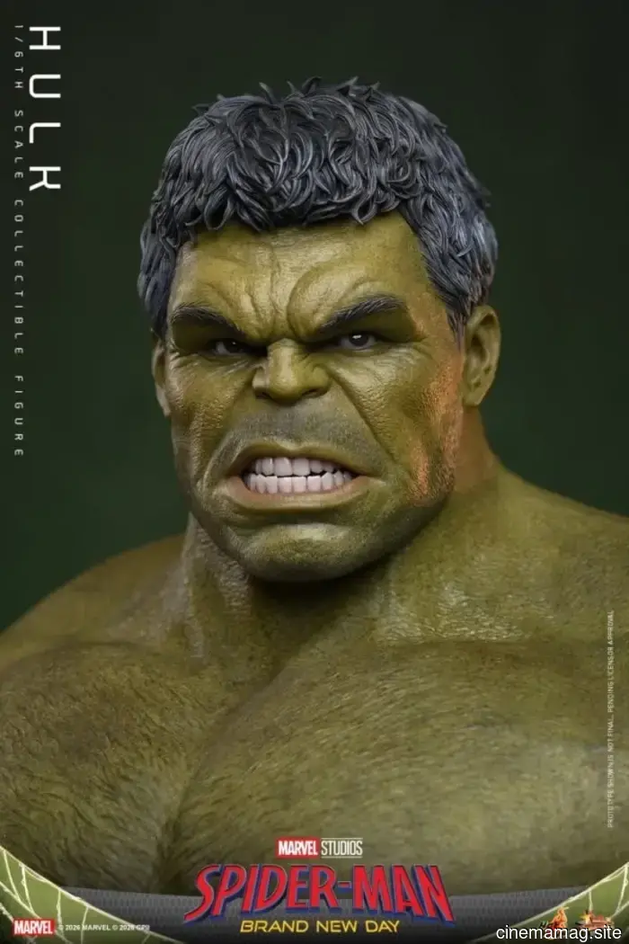 Hot Toys presenta la figura de Hulk a escala sexta de Spider-Man: Brand New Day.