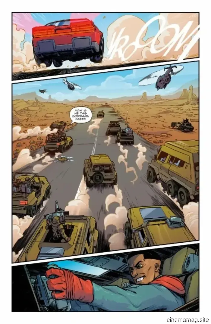 The Energon Universe grows with a preview of M.A.S.K. #1.