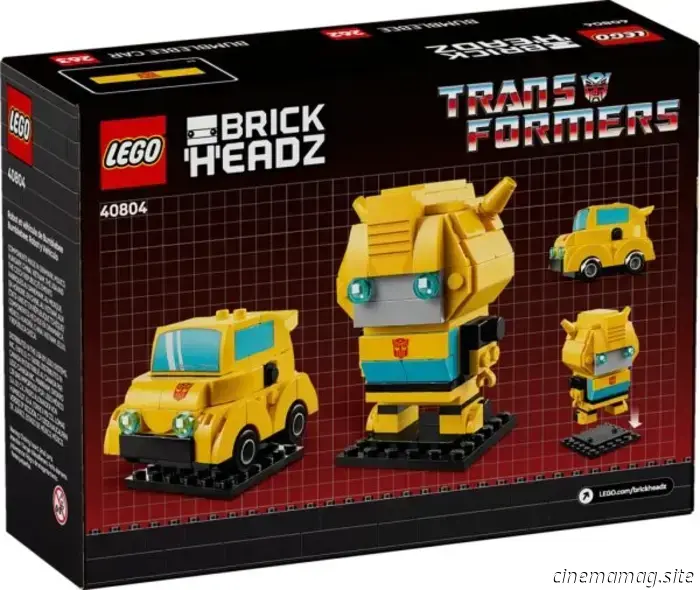 LEGO launches BrickHeadz featuring Optimus Prime and Bumblebee Transformers.