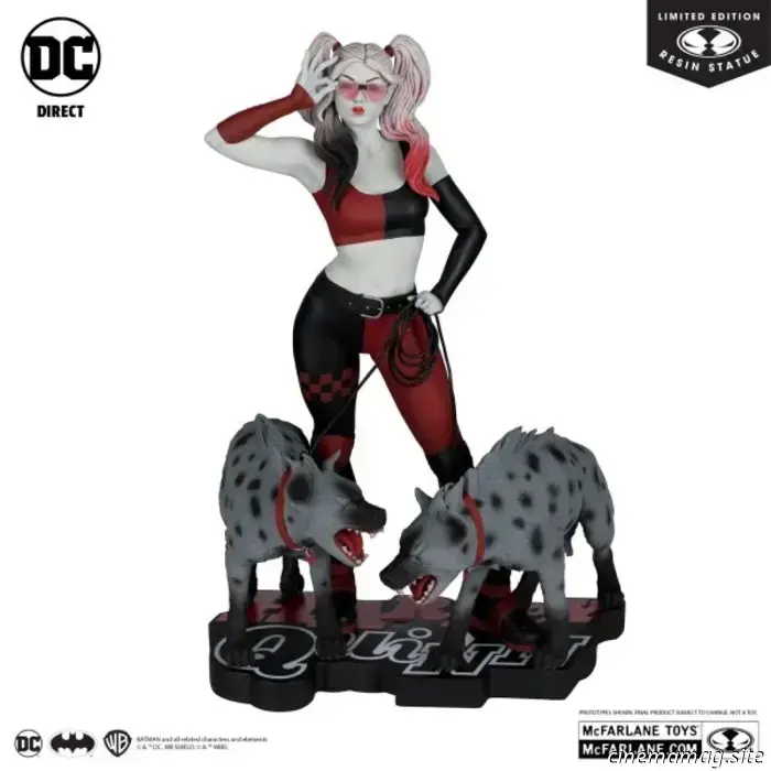 McFarlane announces the release of a new Harley Quinn statue for DC Collectibles.