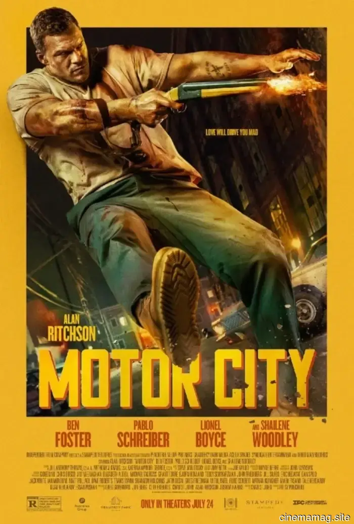 Nuevo tráiler del thriller de acción ambientado en los años 70, Motor City, protagonizado por Alan Ritchson.