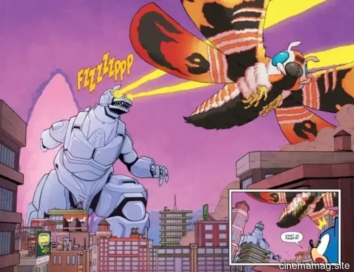 Comic Book Sneak Peek – Sonic the Hedgehog x Godzilla #1