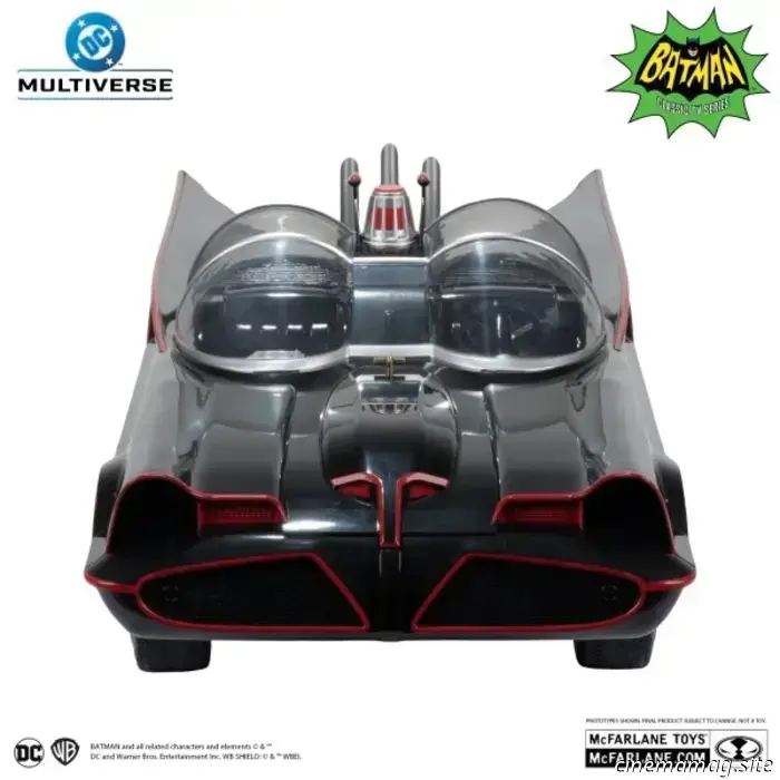 La Batmobile della serie TV classica di Batman entra a far parte della linea DC Multiverse di McFarlane Toys.