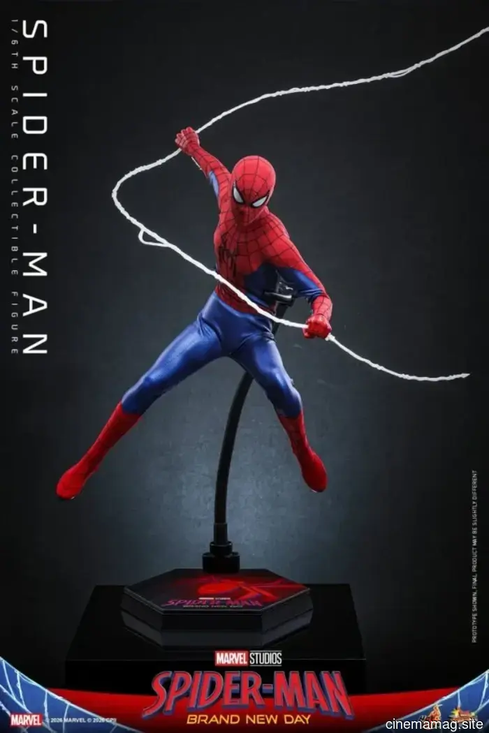 Spider-Man: Brand New Day figura de sexta escala presentada por Hot Toys
