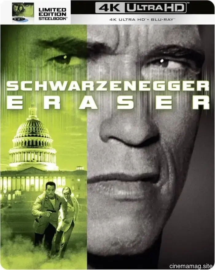 The 30th anniversary of Arnold Schwarzenegger's Eraser is celebrated with a 4K Ultra HD release.