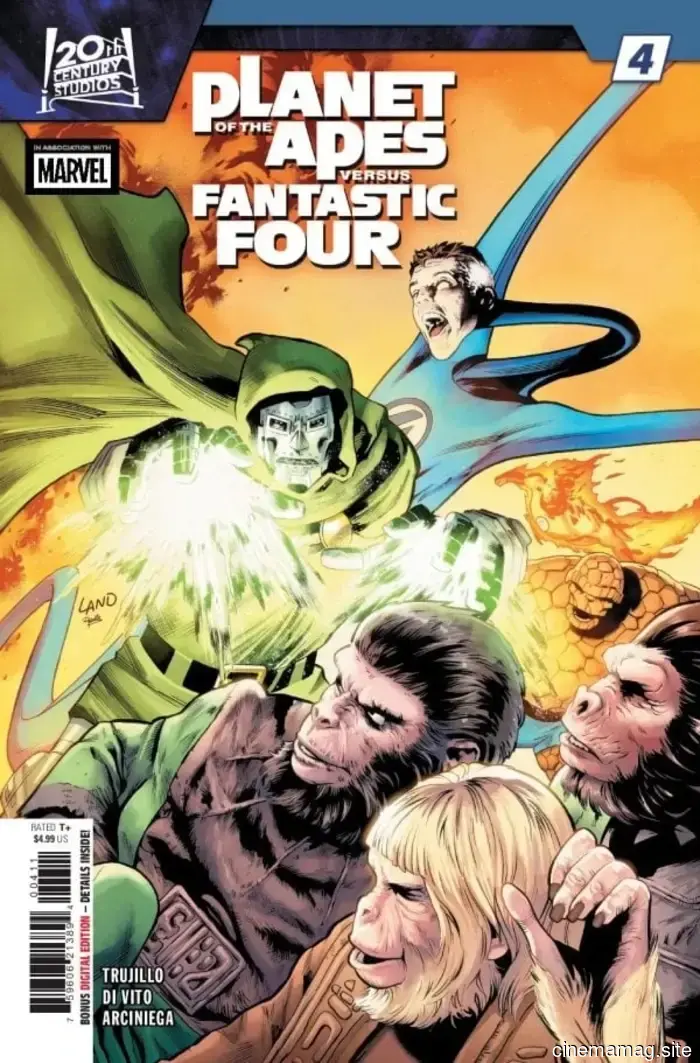 Comic Book Sneak Peek – Planet of the Apes vs. Fantastic Four #4