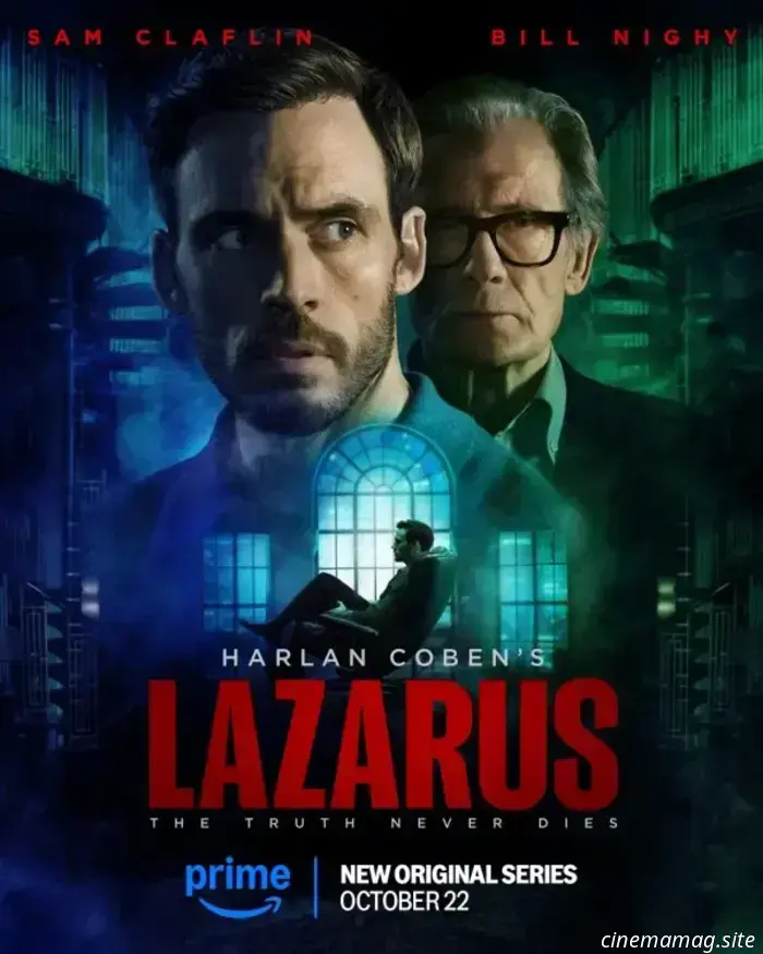 Prime Video has released the trailer for Harlan Coben's Lazarus, featuring Sam Claflin and Bill Nighy.