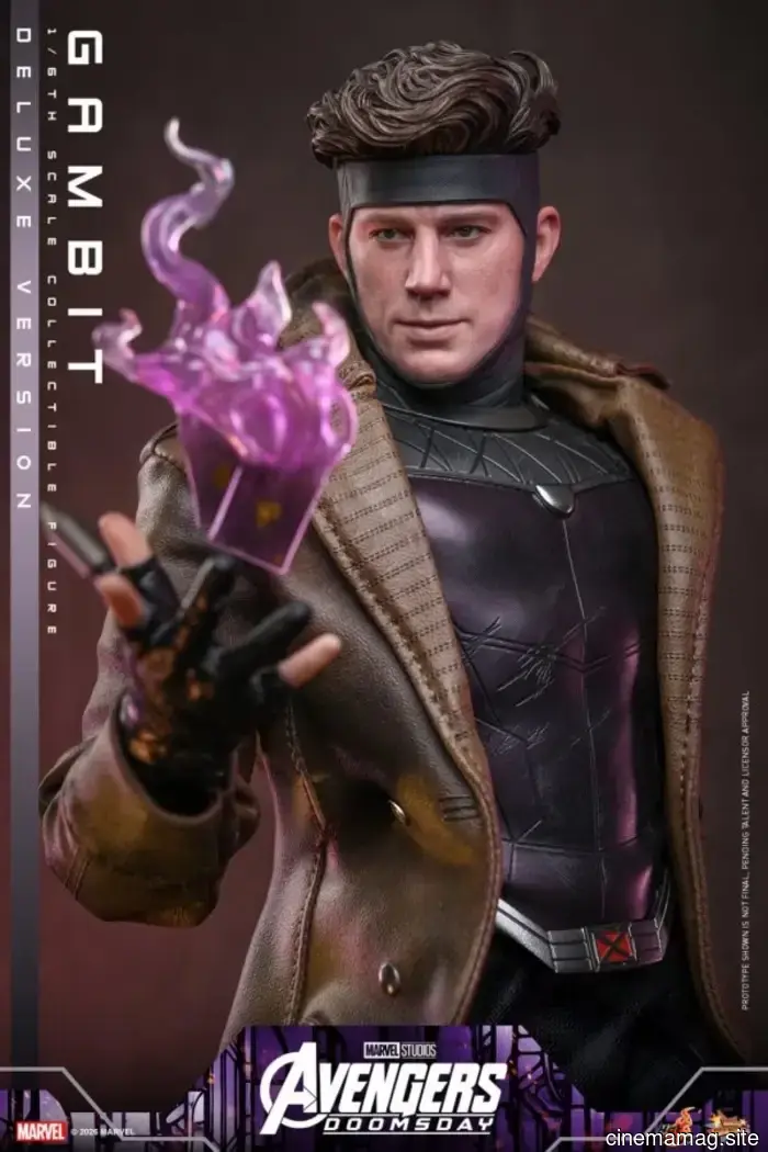 Channing Tatum's Gambit is now part of Hot Toys' sixth scale action figure collection based on Avengers: Doomsday.