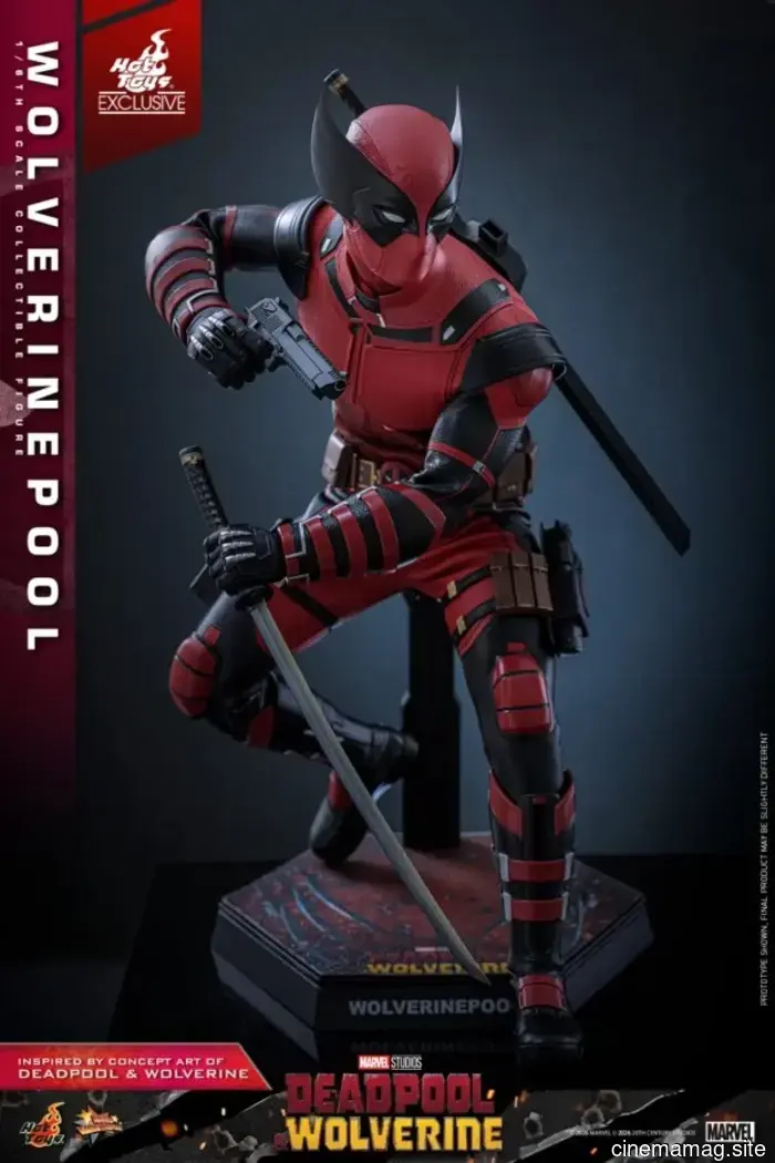Wolverinepool se une a la colección de Deadpool y Wolverine de Hot Toys con una figura de sexta escala.