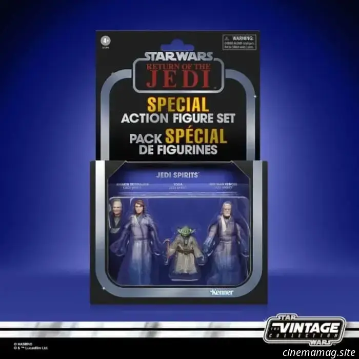 Hasbro presenta figuras de acción exclusivas de Star Wars Mace Windu, Darth Sidious y Espíritus Jedi.