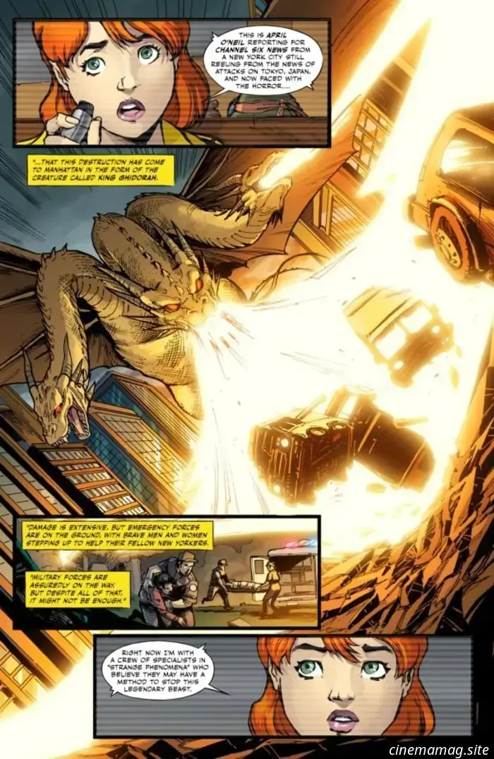 Анонс комикса — Черепашки-ниндзя x Годзилла №2