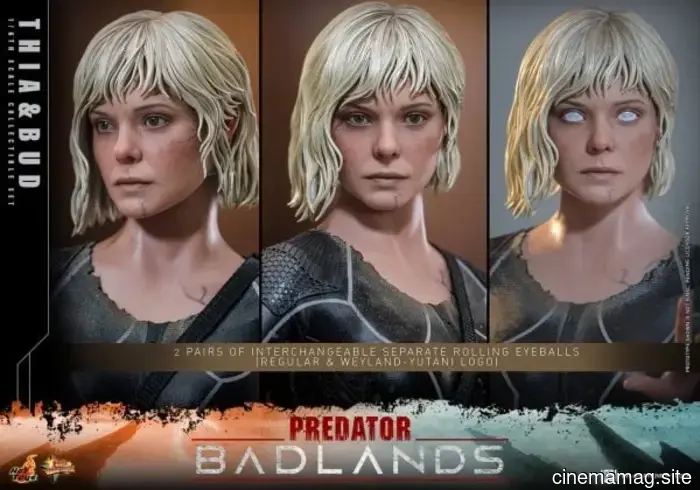 Predator: Badlands Thia y Bud conjunto de figuras de acción de sexta escala revelado por Hot Toys