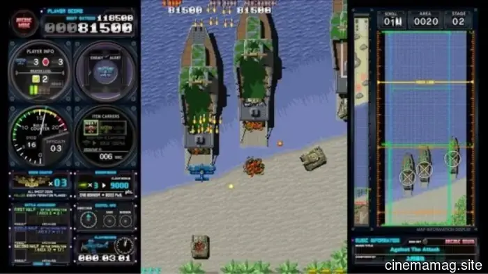Toaplan Arcade Garage: Flying Fire Shark is set to deliver classic shoot-em-up action to PS4 and Switch this August.