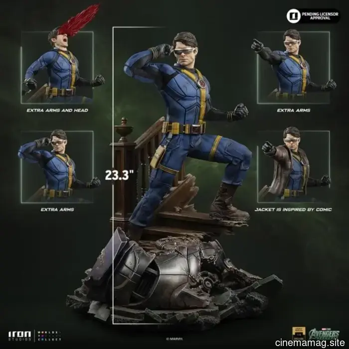 Avengers: Estatua a escala de un cuarto de Cyclops de Doomsday presentada por Iron Studios