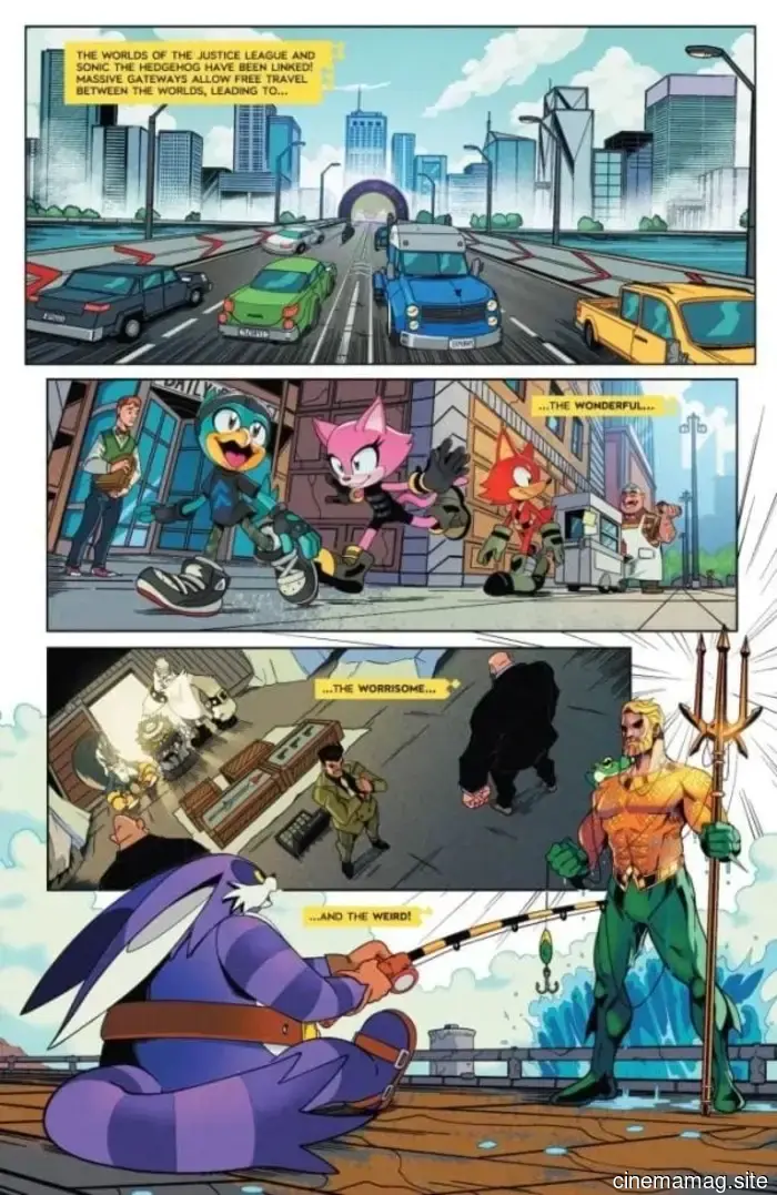 Comic Book Sneak Peek – DC x Sonic the Hedgehog: The Metal Legion #1