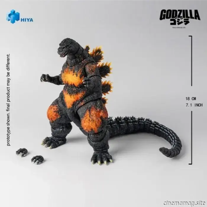 Hiya Toys has released the Exquisite Basic Series figure of Burning Godzilla from Godzilla vs. Destoroyah.
