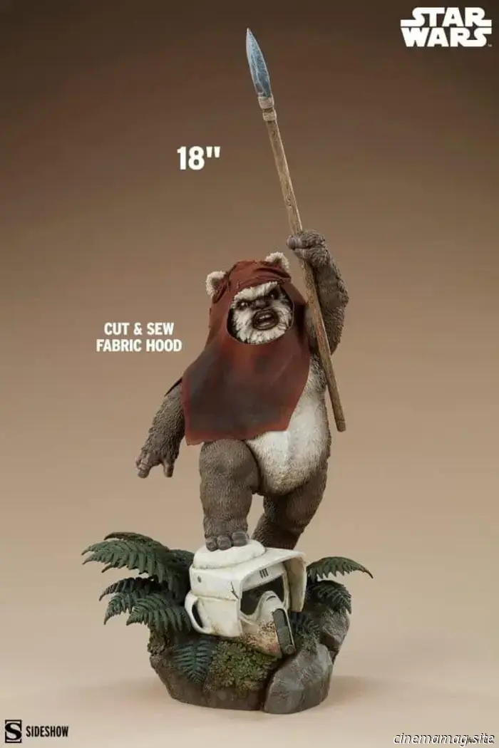 Wicket becomes intense for Sideshow's latest Star Wars Premium Format Figure.